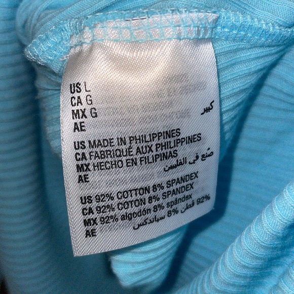 NWT Jenni Ribbed Henley Crew Neck Body Suit - Picture 7 of 7